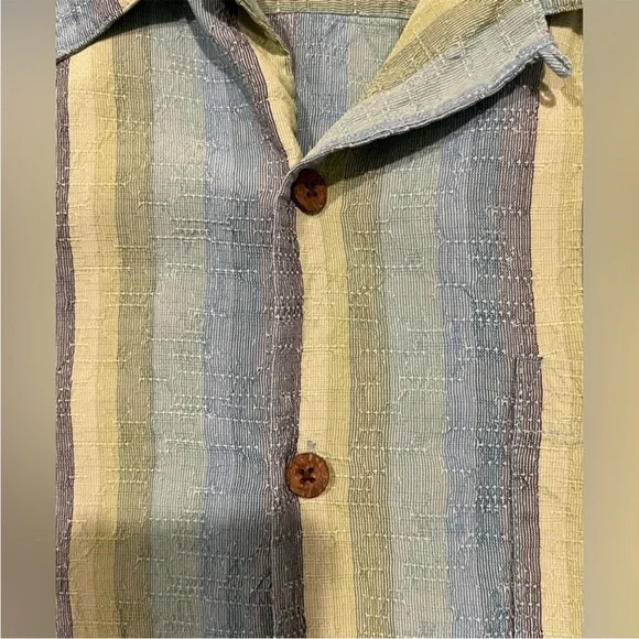 Tommy Bahama Multicolor Striped Men's Shirt - Picture 3 of 4
